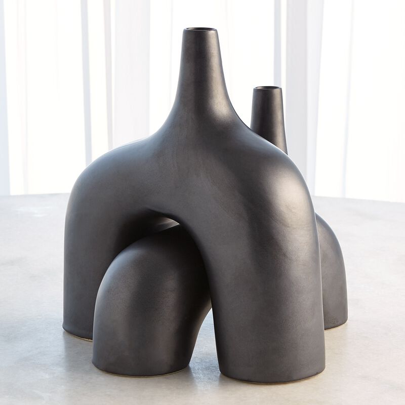 Stretch Vase-Black Large