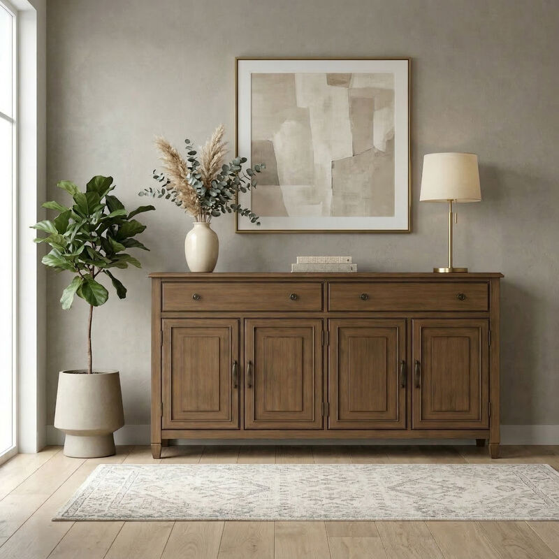Simpli Home Connaught Large Sideboard Buffet Storage Cabinet image number 2