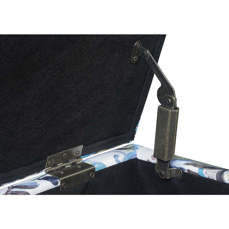 Convience Concept, Inc. Designs4Comfort Winslow Storage Ottoman, Paisley Fabric