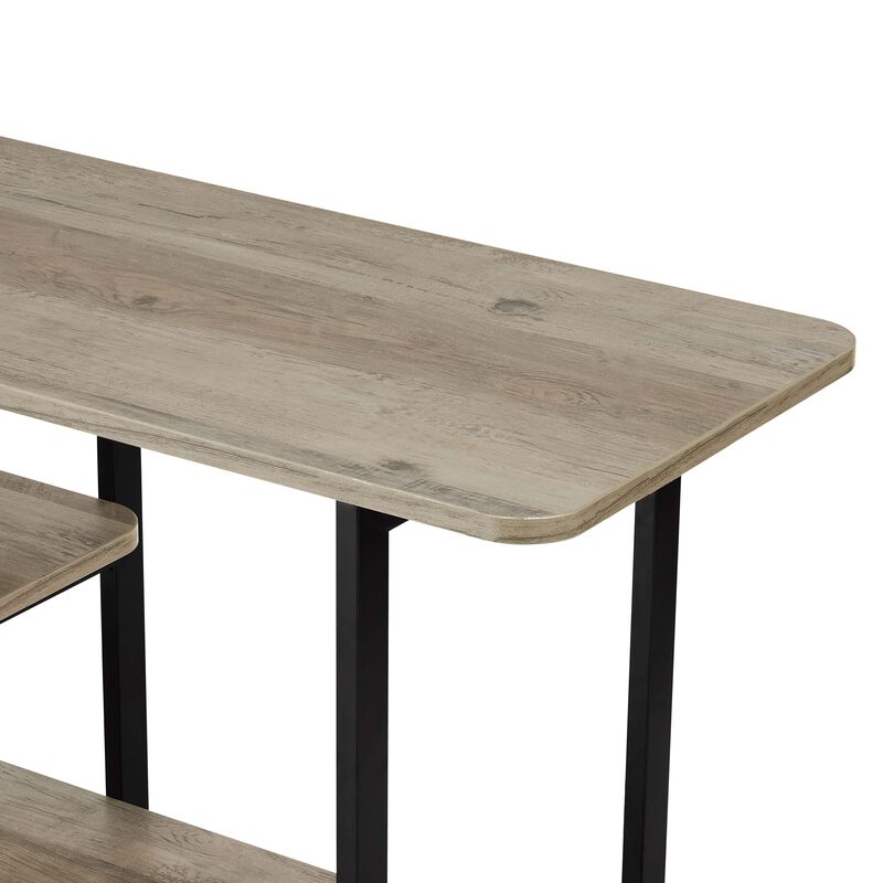 Celine Large Gray Console Table