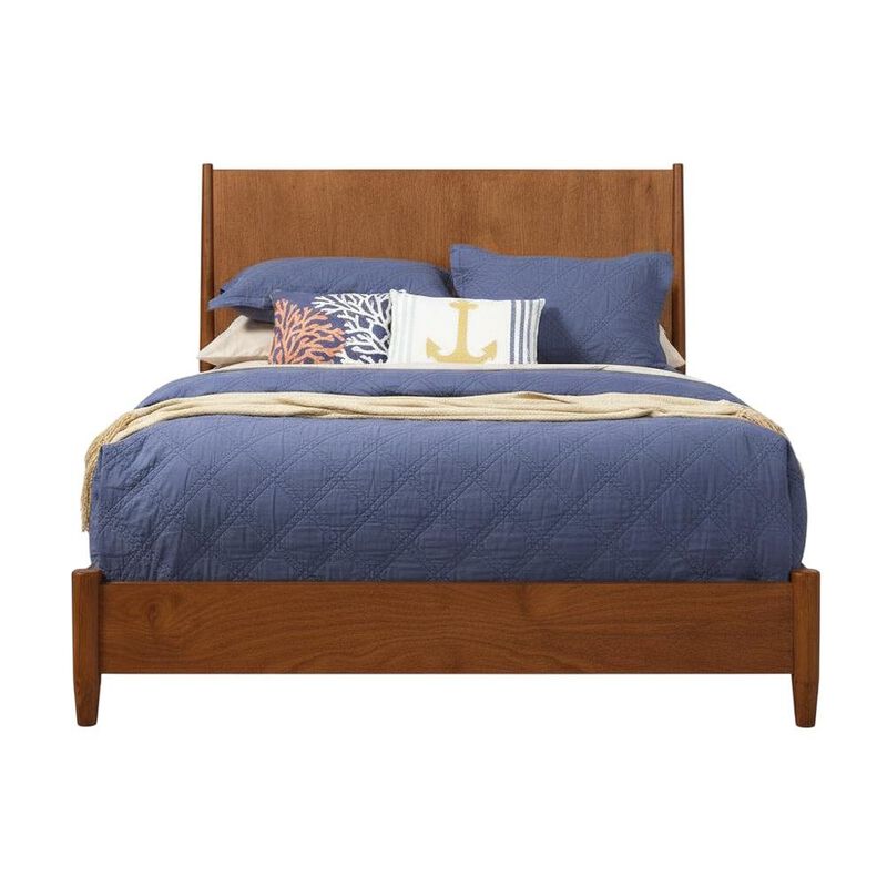 Alpine Furniture Flynn Mid Century Modern Panel Bed image number 4