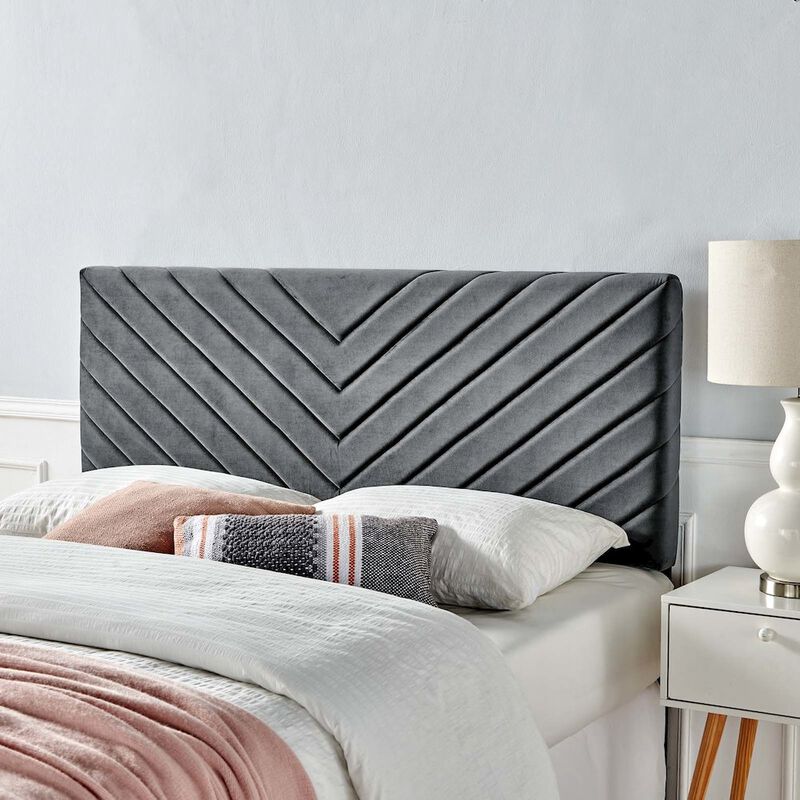 Angular Channel Tufted Performance Velvet King / California King Headboard image number 6