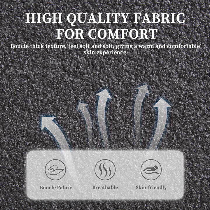 TATEUS Mid Century Modern Loveseat - 2 Seater Comfy Sofa Couch with USB Port & Removable Pillow Cover for Living Room/Bedroom