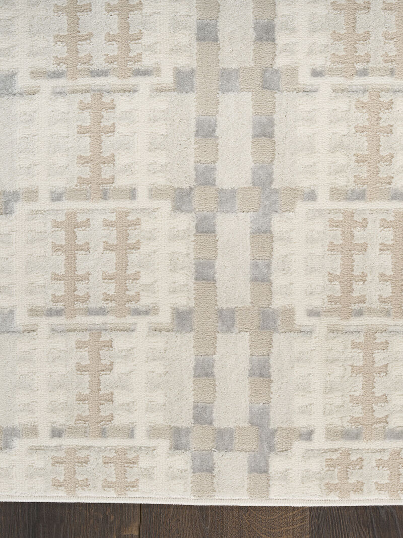 Nordic NRC08 Ivory/Multicolor 2' x 6' Rug