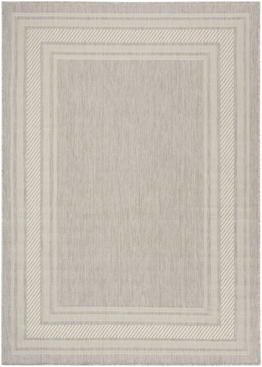 HomeRoots Geometric Indoor Outdoor Area Rug