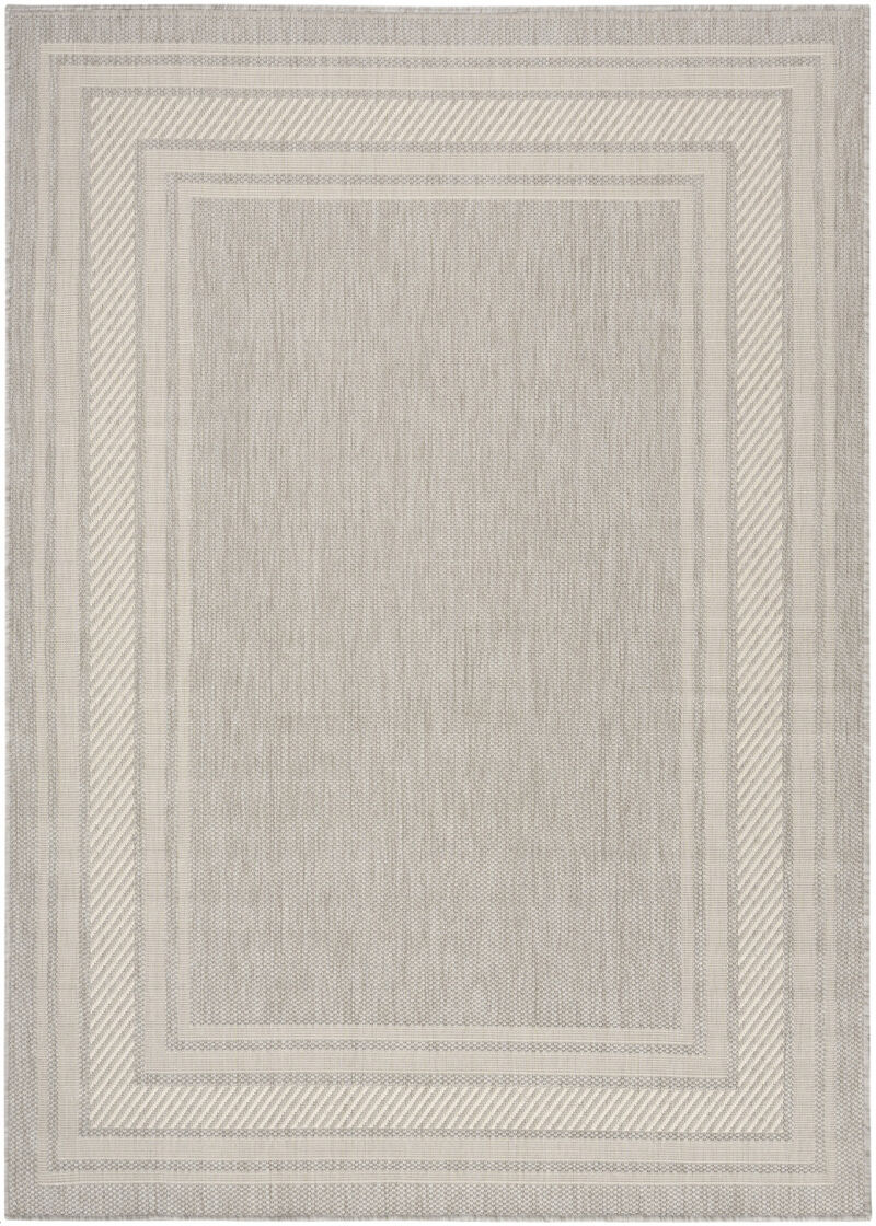 HomeRoots Geometric Indoor Outdoor Area Rug image number 0