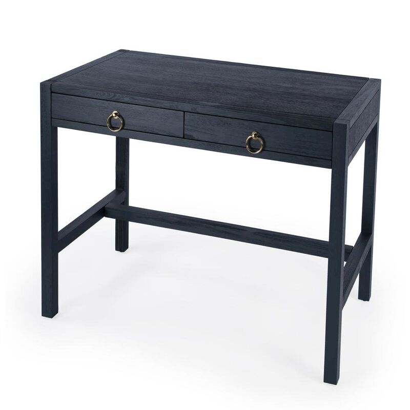 Starlight Canyon Home Transitional Writing Desk with 2 Drawers, Home Office Computer Workstation image number 0