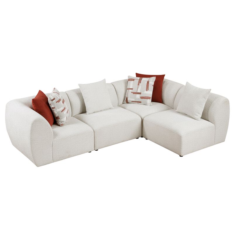 Franz 4-Piece Left Arm Sectional
