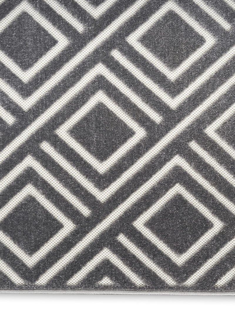 Care Free CAF03 Gray 5'3" x 7' Rug