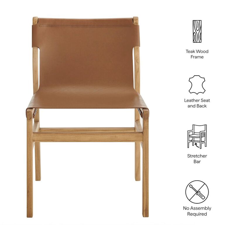 Sonora Leather Dining Side Chair image number 1