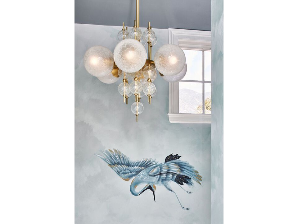 Calypso Brass Chandelier
