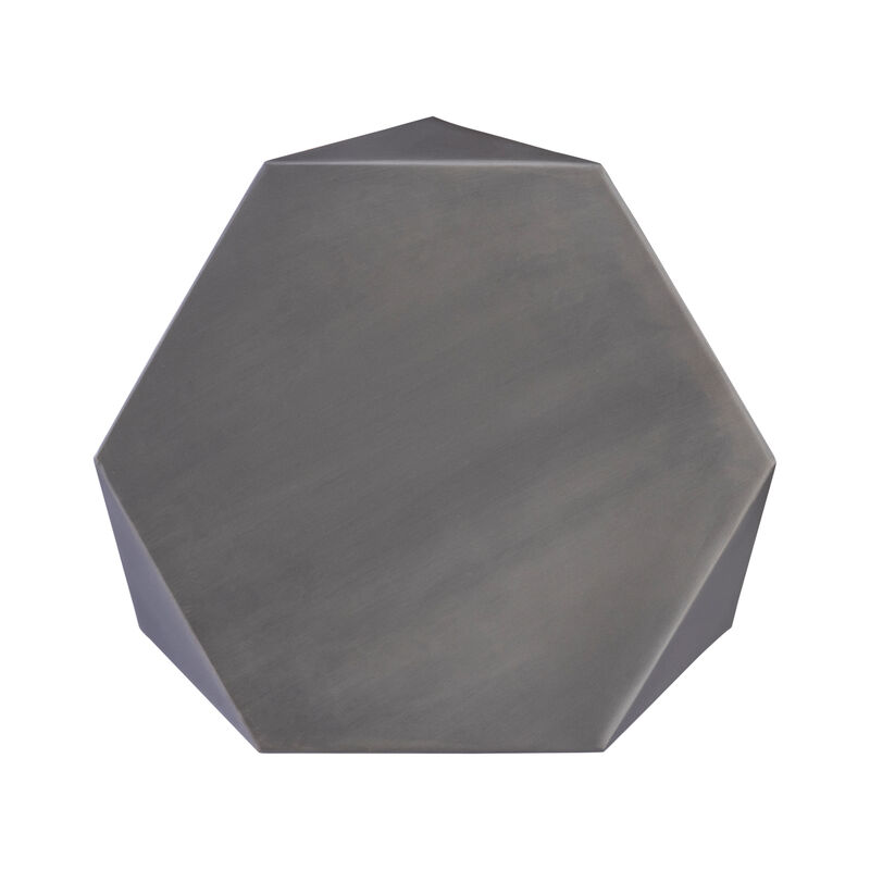 Marovenne Gold Hexagon End Table image number 3
