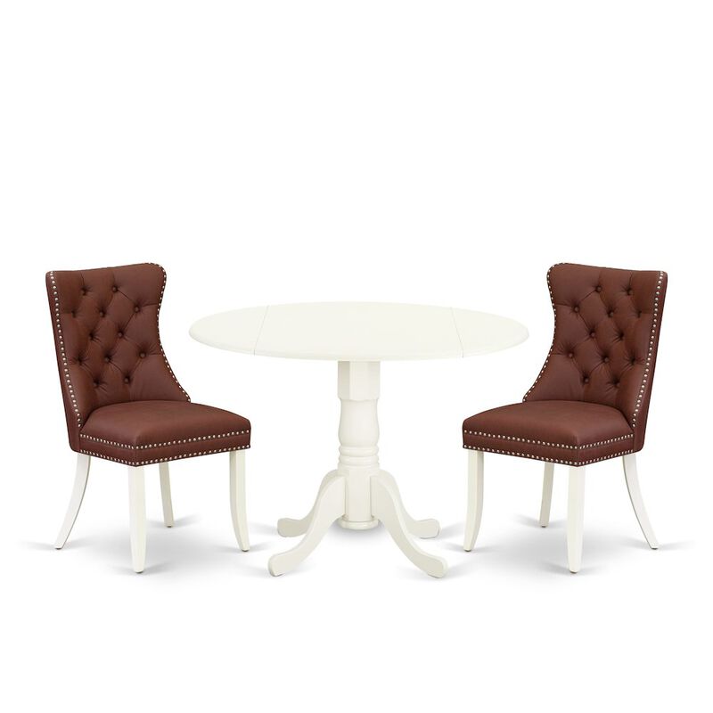 3 Piece Modern Dining Table Set