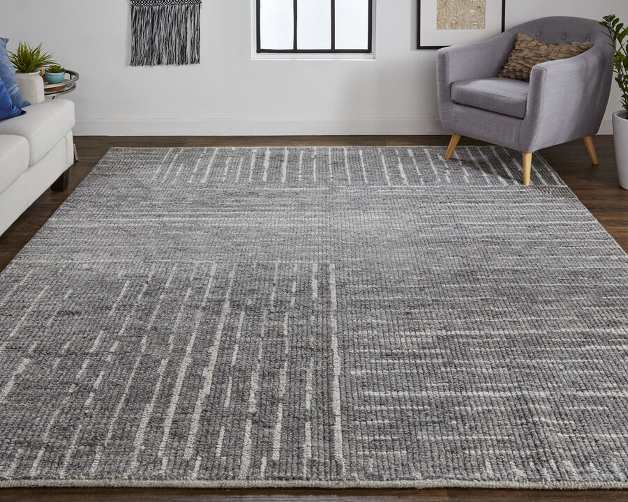 Alford 6913F Gray/Silver/Ivory 9'6" x 13'6" Rug