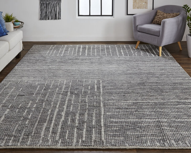 Alford 6913F Gray/Silver/Ivory 7'9" x 9'9" Rug image number 1