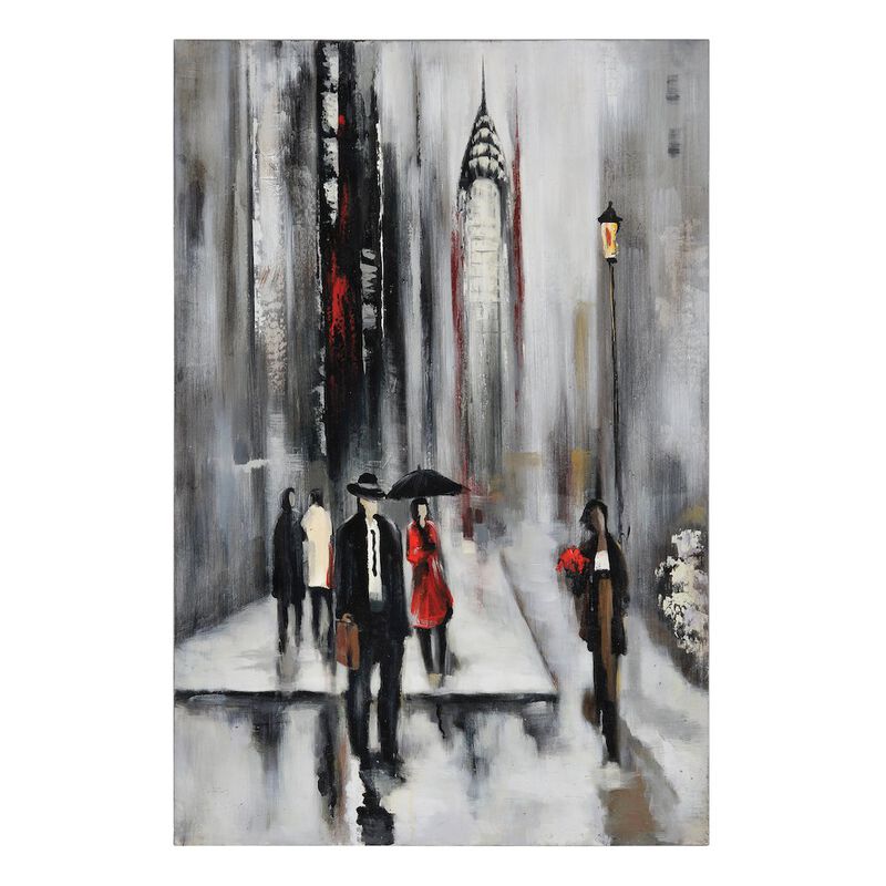 Renwil Bustling City II Canvas Wall D&eacute;cor