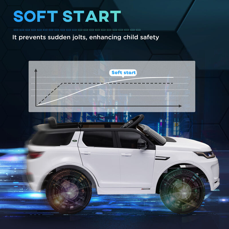 BreeBe Land Rover Discovery Sport Licensed 12V Kids Ride on Car with Remote Control Soft Start, LED Lights image number 5