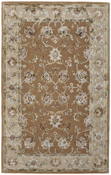 HomeRoots Floral Hand Tufted Area Rug