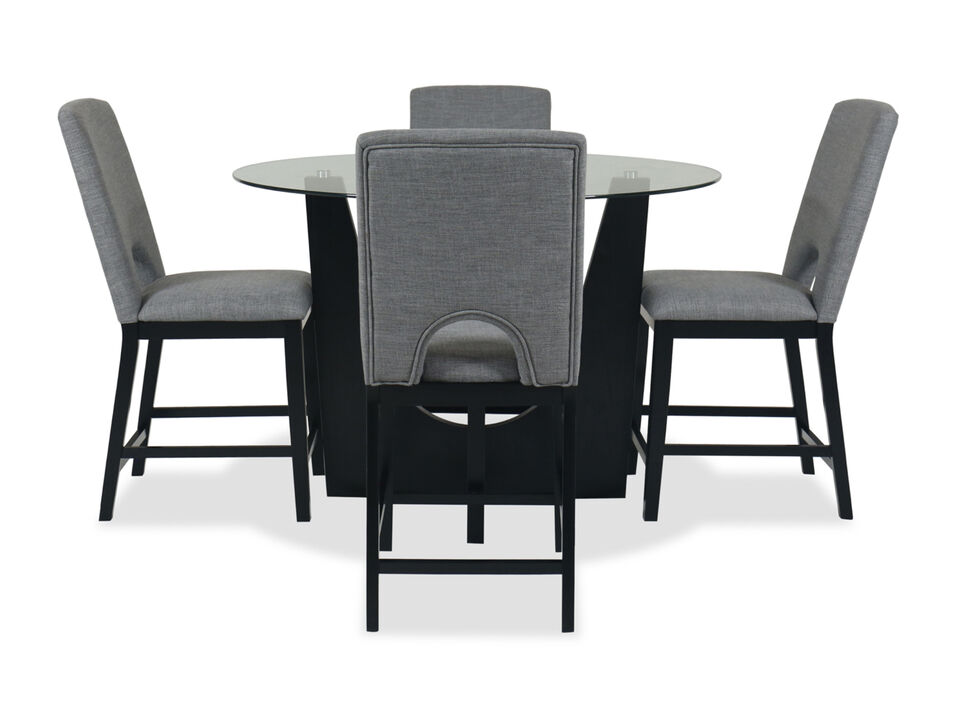 Oregon Glass Counter Dining Set