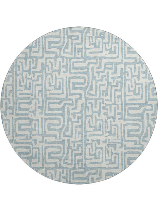 The Reserve TR1 Denim 8' Round Rug