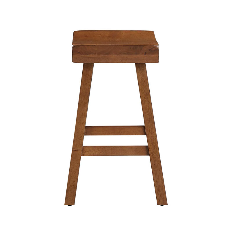 Jackson 24 in. Backless Wood Bar Stool