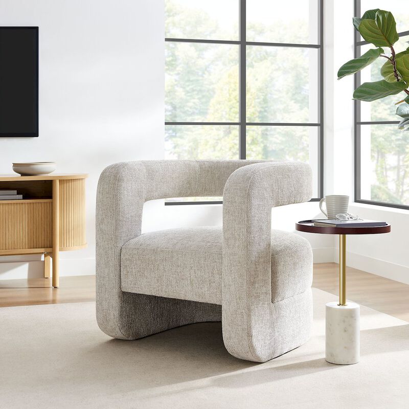 Jaylin Upholstered Chenille Accent Chair image number 7