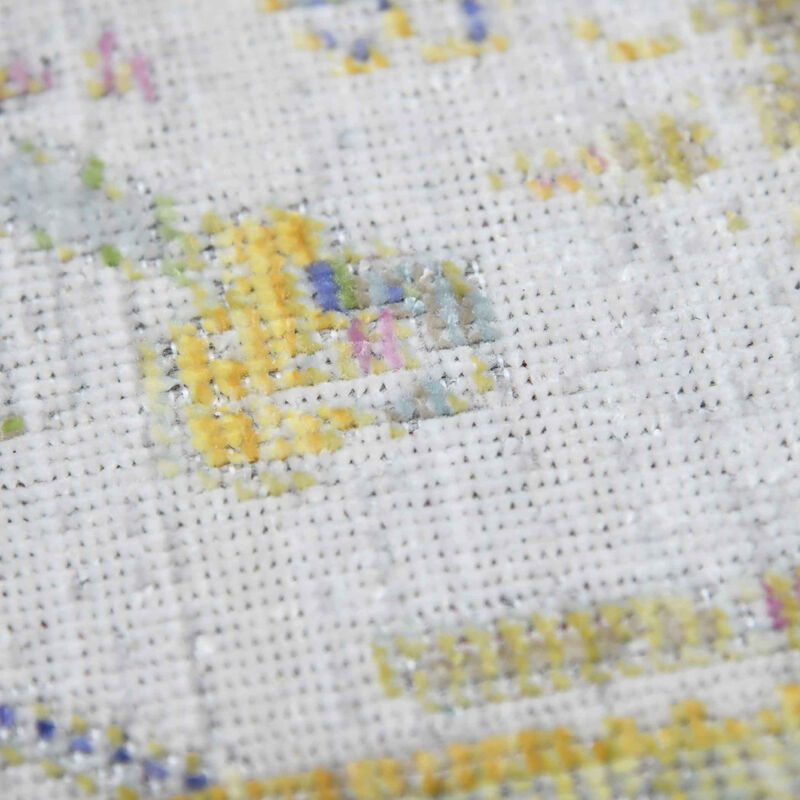 HomeRoots Floral Area Rug image number 4