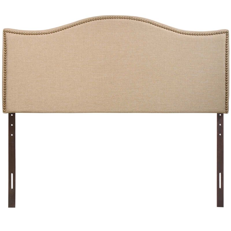 Modway - Curl Queen Nailhead Upholstered Headboard image number 5
