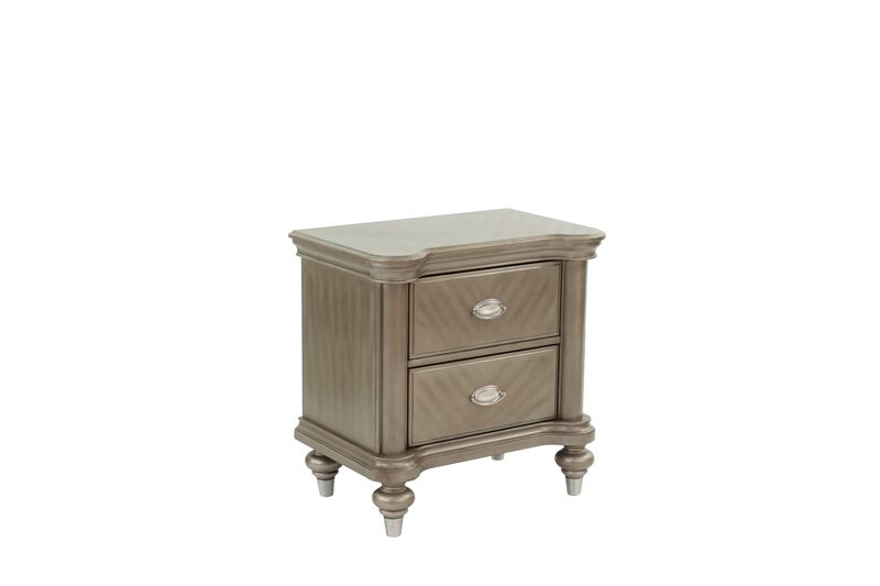 Streamdale Nightstand In Champagne