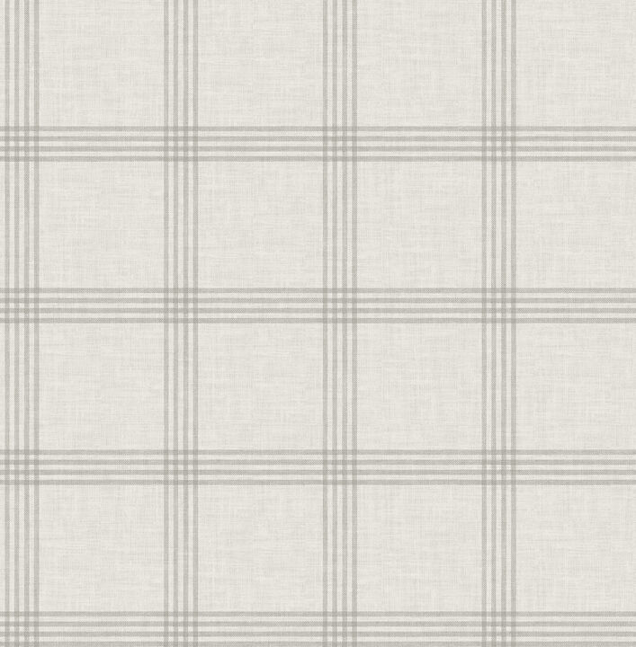 Twain Dove Plaid Wallpaper (Set of 2)