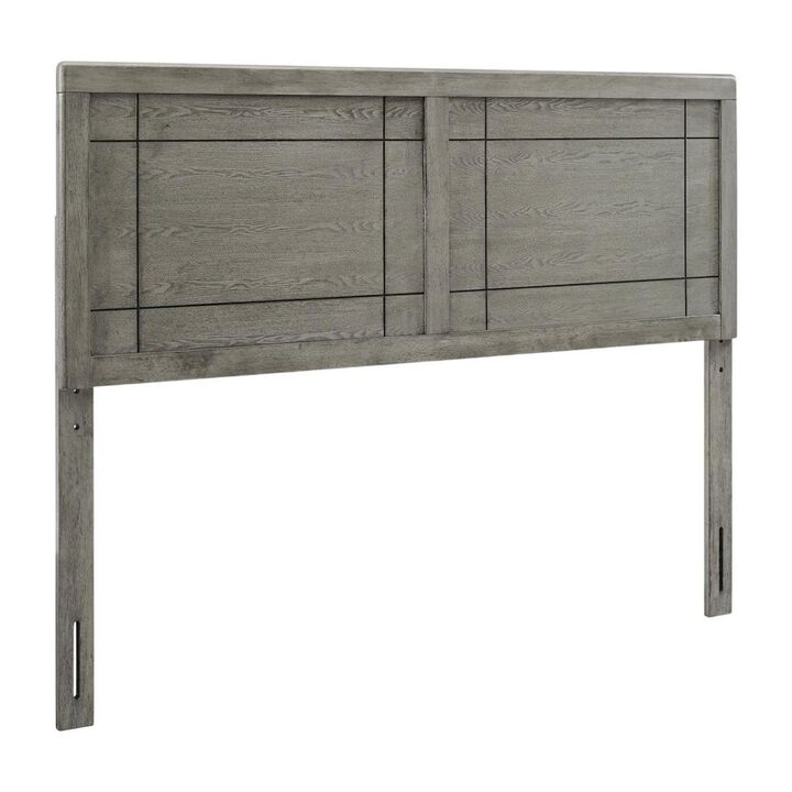 Wood King Headboard with Solid Build and Classic Design for Bedroom