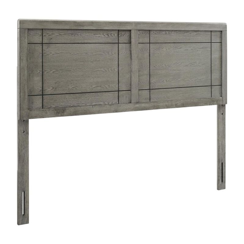 Wood King Headboard with Solid Build and Classic Design for Bedroom image number 0