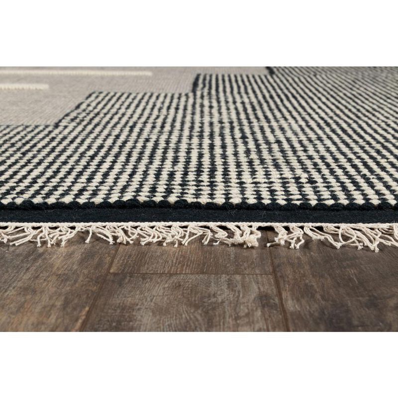 Novogratz Contemporary Runner Area Rug, Black, 2'3 X 8' Runner