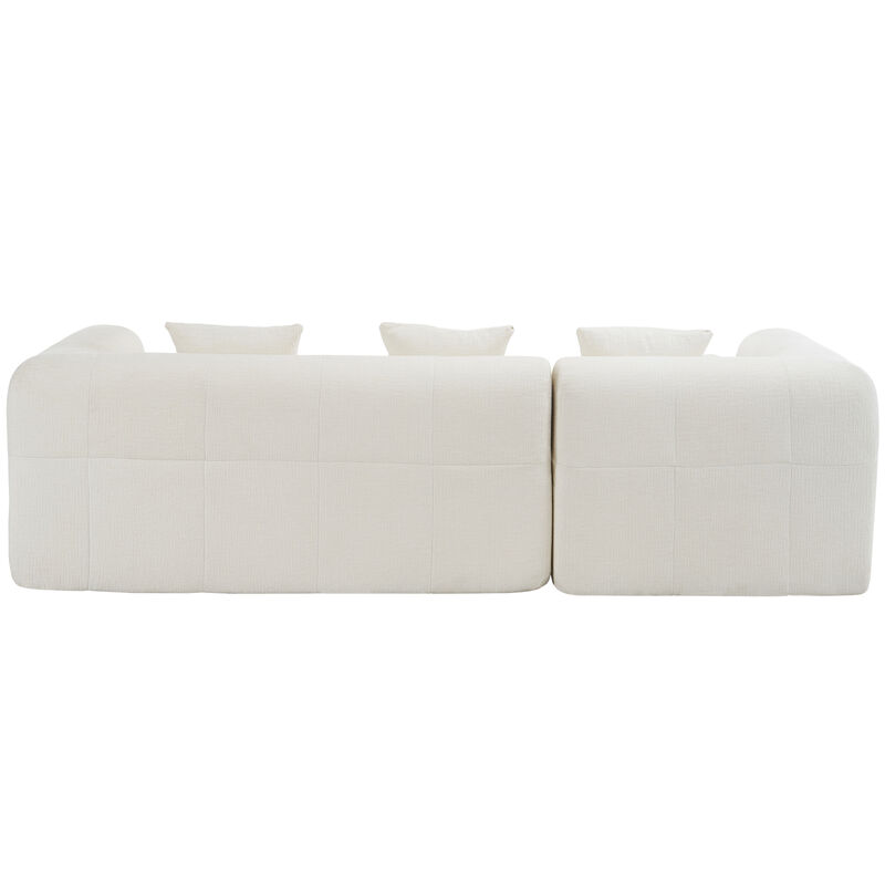 Merax Full-Compressed Sofa Modular Sectional Sofa