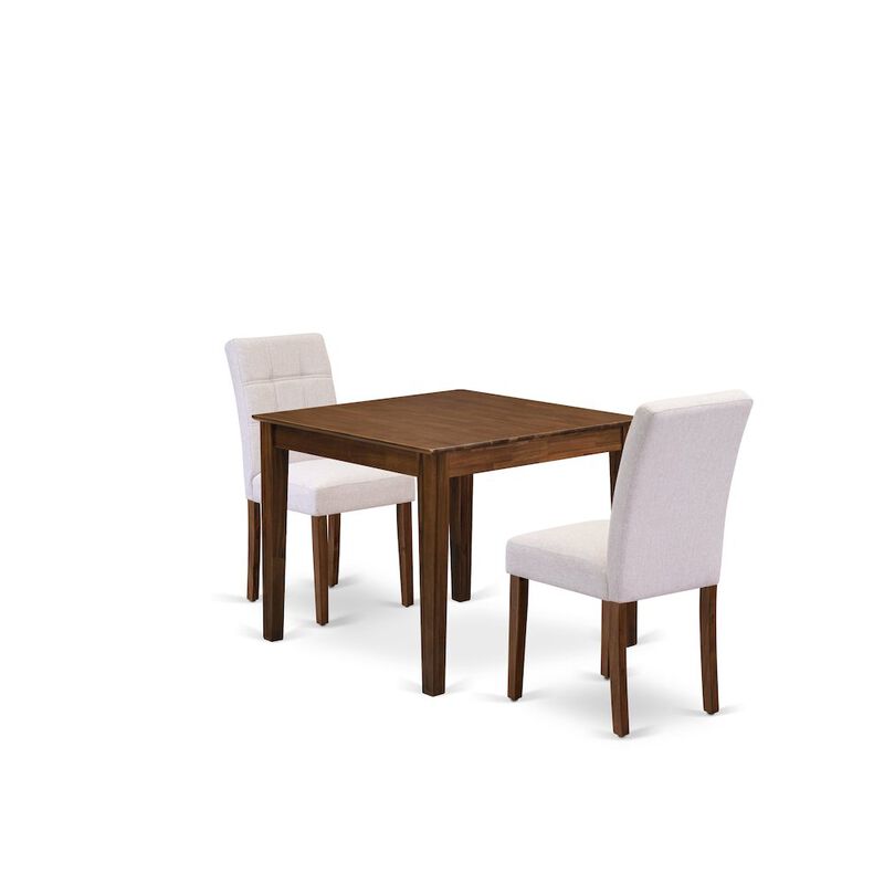 3 Piece Dining Set contain A Wooden Kitchen Table