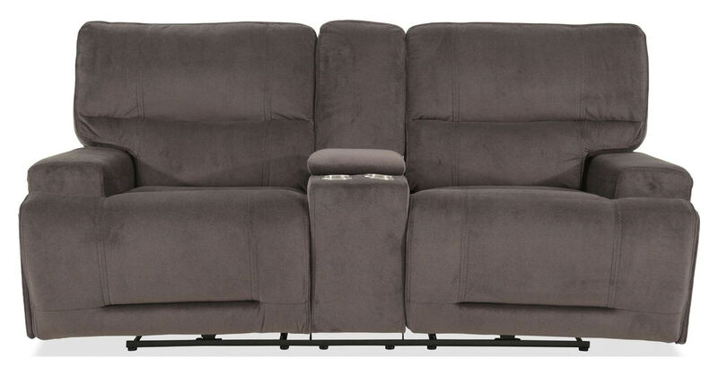 Dark Gray Power Loveseat image number 0