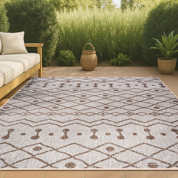 Nokat Tribal Bohemian Indoor/Outdoor Area Rug