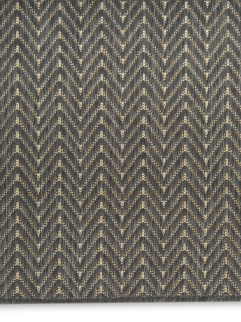 Horizon Indoor/Outdoor HOZ02 Charcoal 2'2" x 8' Rug