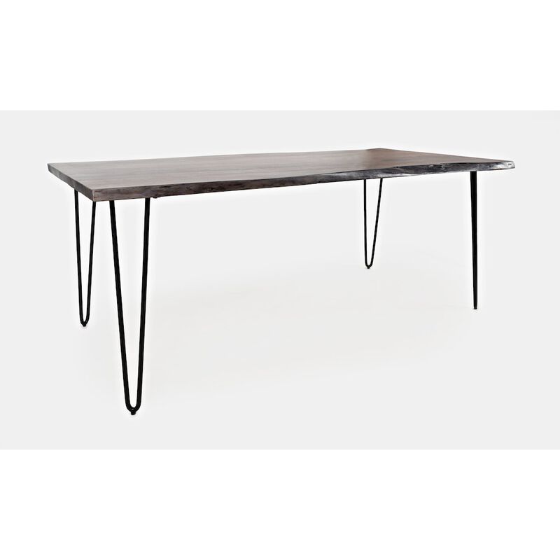 Jofran Nature's Edge Solid Acacia 79 Modern Live Edge Dining Table