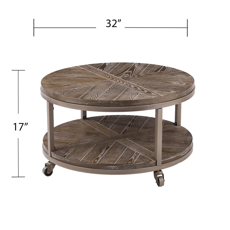 Taylor Urban Industrial Cocktail Table