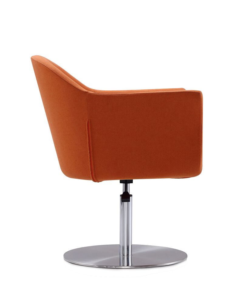 Voyager Orange Swivel Accent Chairs (Set of 2)