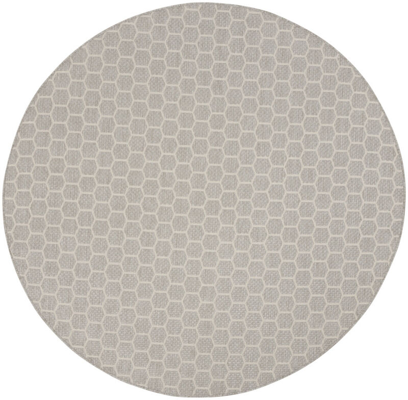 HomeRoots Geometric Indoor Outdoor Area Rug image number 0