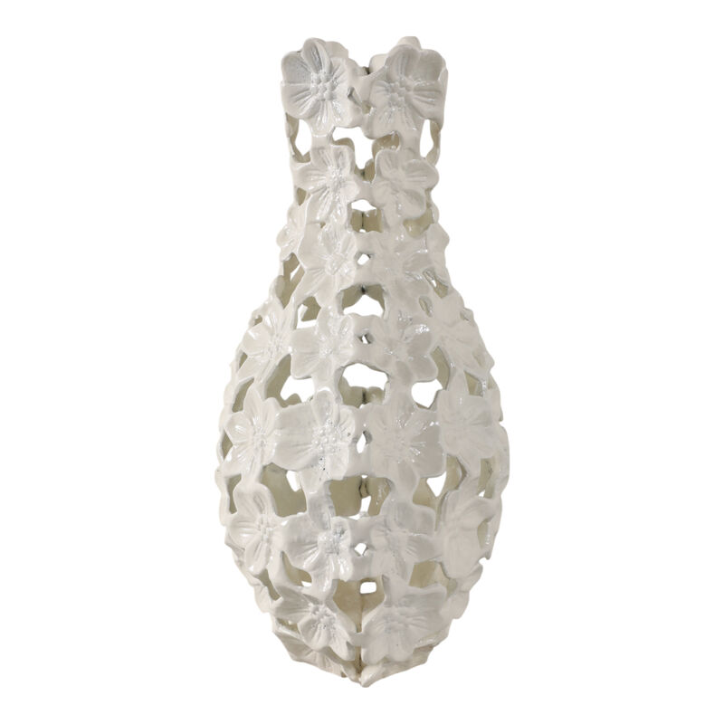 Cut-out Flower Metal Vase image number 2