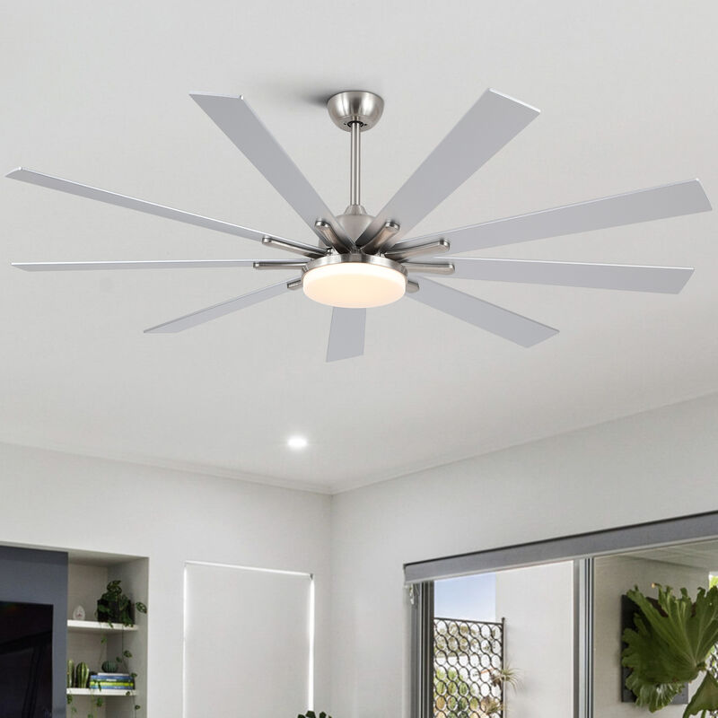 ELEMENT ACE Smart Ceiling Fan with Integrated LED Lighting and Remote Control image number 1
