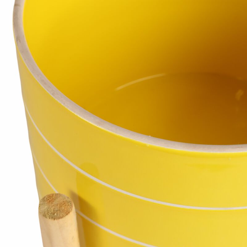 8" Striped Planter image number 5