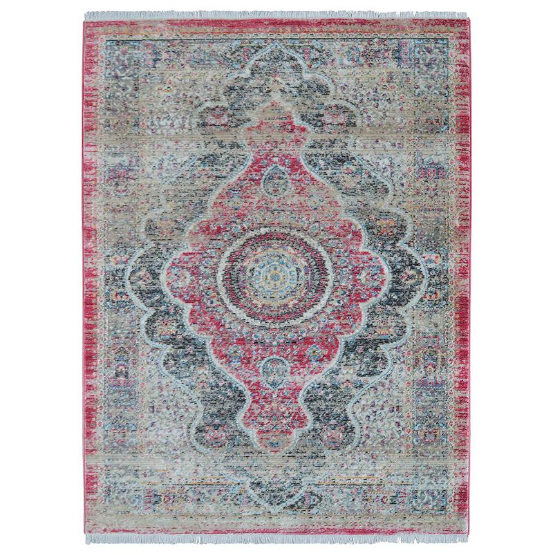 RUGSOTIC CARPETS MACHINE MADE POLYESTER AREA RUGS  - Rectangle Shape, Classic Oriental Traditional  Design, Low Pile Machine Made Area Rugs (M00103) image number 0