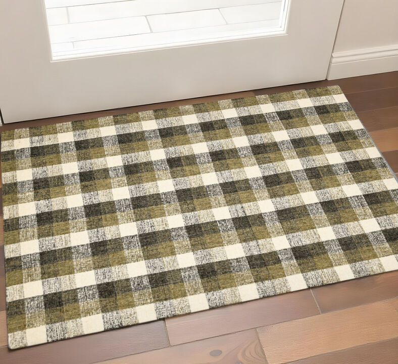 HomeRoots Oriental Hand Woven Area Rug With Fringe