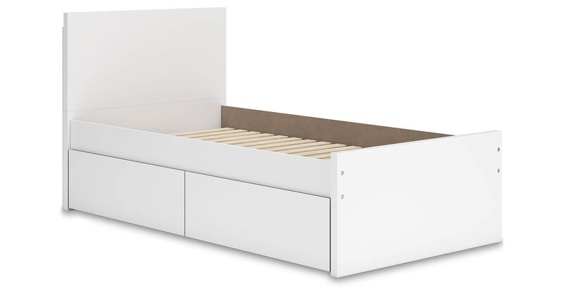 Onita Twin Panel Platform Bed with Storage image number 5