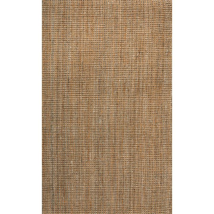 Biot Traditional Rustic Handwoven Jute Solid Area Rug