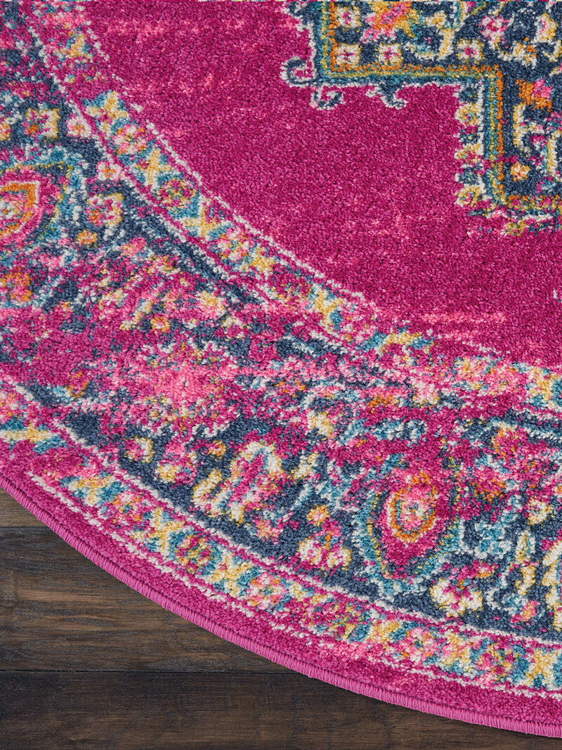 Passion PSN03 Fuchsia 5'3" x 7'3" Rug image number 3